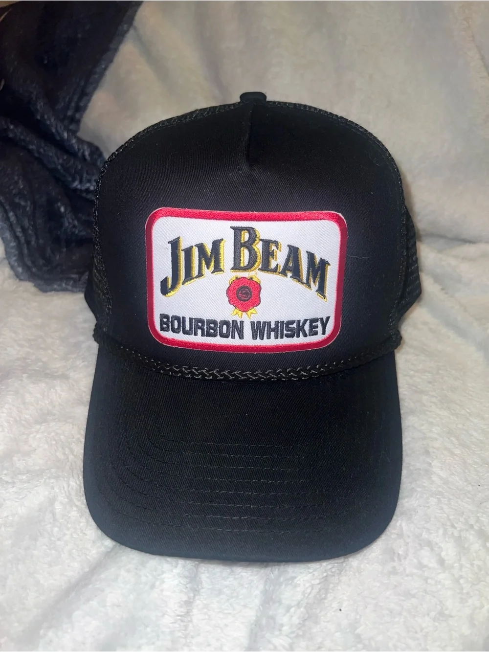 Jim beam trucker mesh, SnapBack cap style c256m